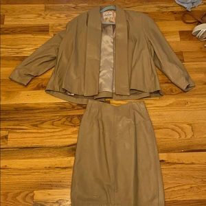 Vintage handmade leather outfit